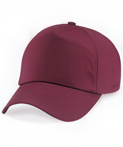 Junior Original 5-Panel Cap - Customisable Burgundy (BU)