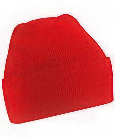 Junior Original Cuffed Beanie Hat - Customisable Classic Red (CR)