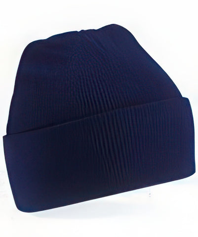 Junior Original Cuffed Beanie Hat - Customisable French Navy (FN)