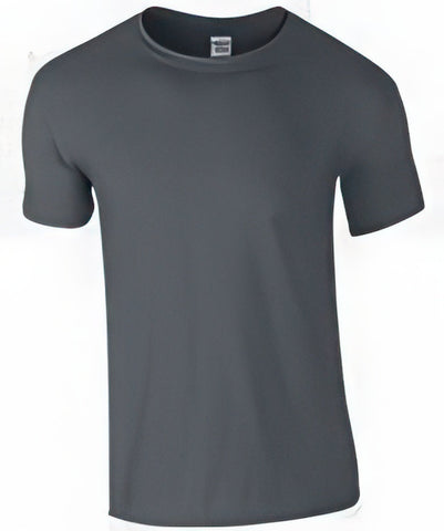 Softstyle Adult Ringspun T Shirt - Customisable 2XL 50/52" / Charcoal (CH)