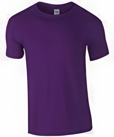 Softstyle Adult Ringspun T Shirt - Customisable 2XL 50/52" / Purple (PU)