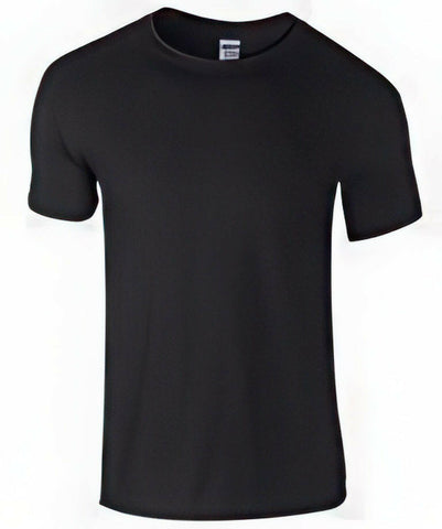 Softstyle Youth Ringspun T Shirt - Customisable L 9-11 (17") / Black (BL)