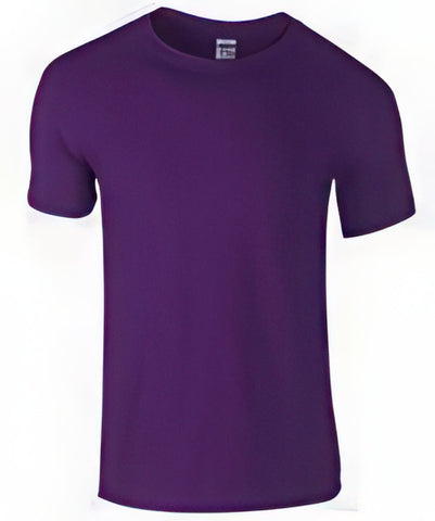 Softstyle Youth Ringspun T Shirt - Customisable XL 12-14 (18.5") / Purple (PU)