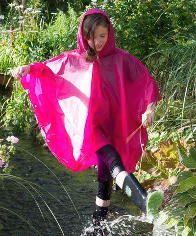 Kids Plastic Poncho (SC019)