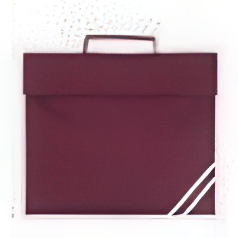 Quadra Classic Book Bag - Customisable Burgundy (BU)