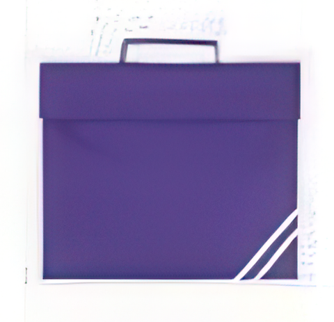 Quadra Classic Book Bag - Customisable Purple (PU)